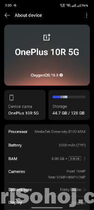 Oneplus 10R